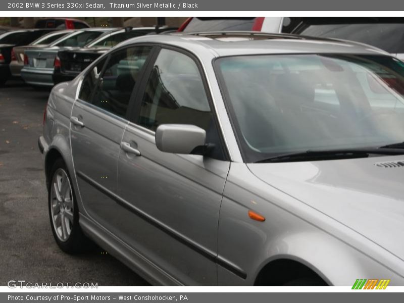 Titanium Silver Metallic / Black 2002 BMW 3 Series 330xi Sedan