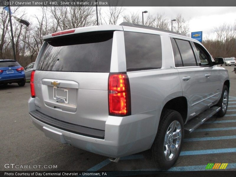 Silver Ice Metallic / Jet Black 2017 Chevrolet Tahoe LT 4WD