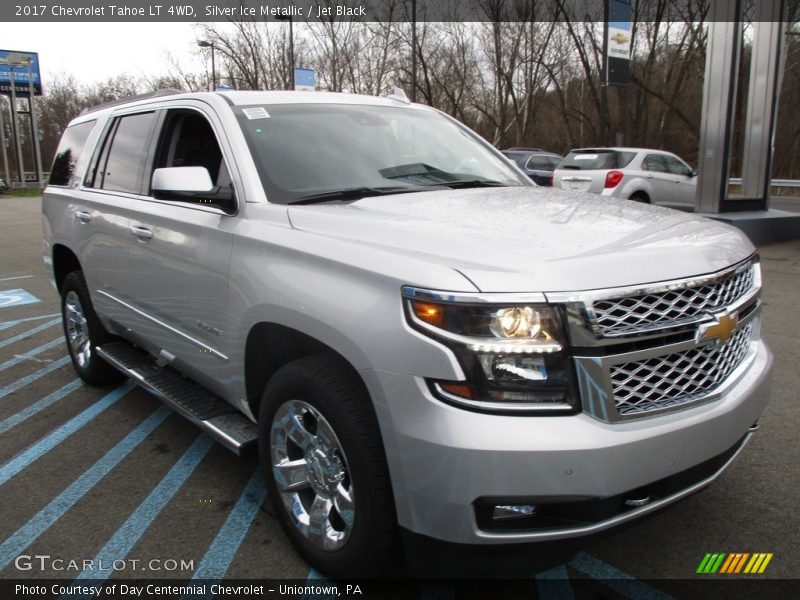 Silver Ice Metallic / Jet Black 2017 Chevrolet Tahoe LT 4WD
