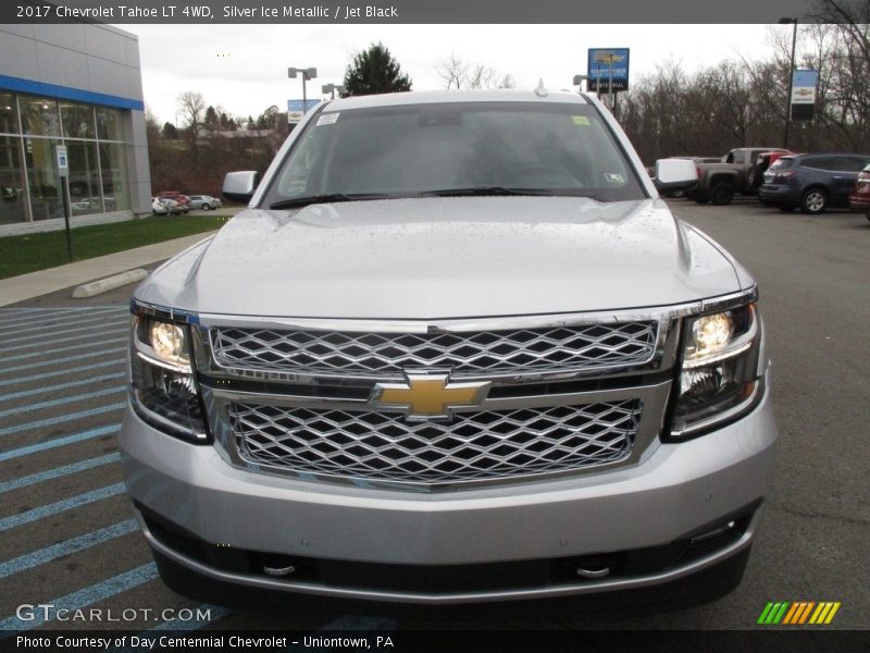 Silver Ice Metallic / Jet Black 2017 Chevrolet Tahoe LT 4WD