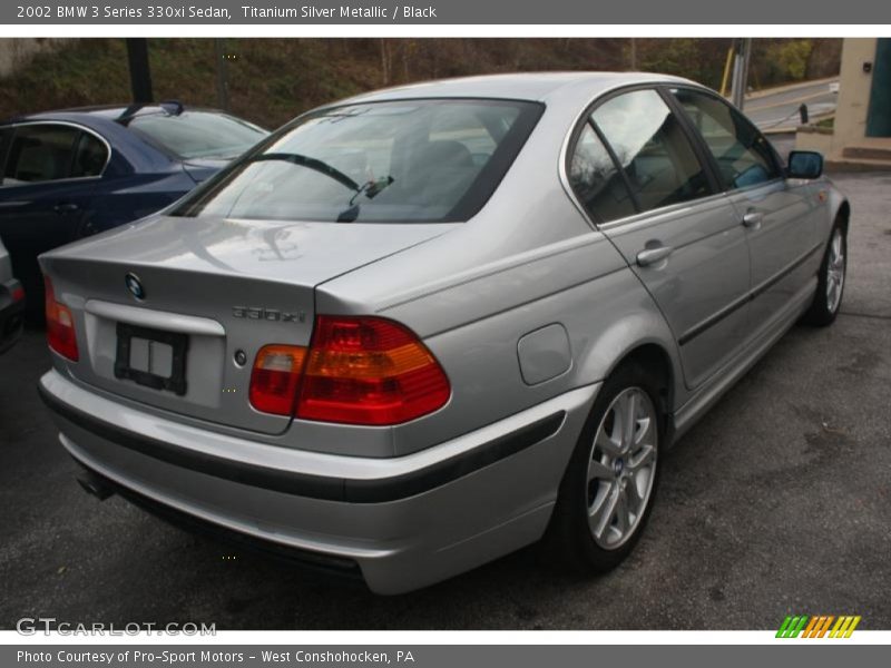 Titanium Silver Metallic / Black 2002 BMW 3 Series 330xi Sedan