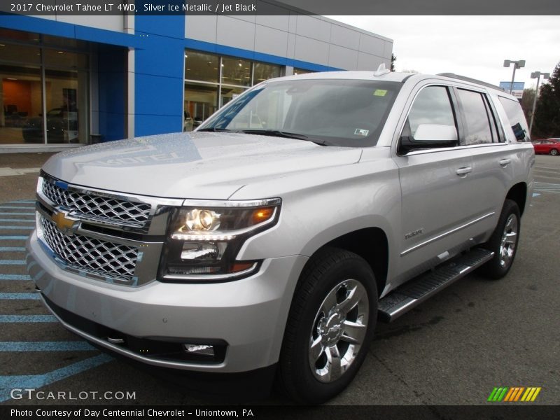 Silver Ice Metallic / Jet Black 2017 Chevrolet Tahoe LT 4WD