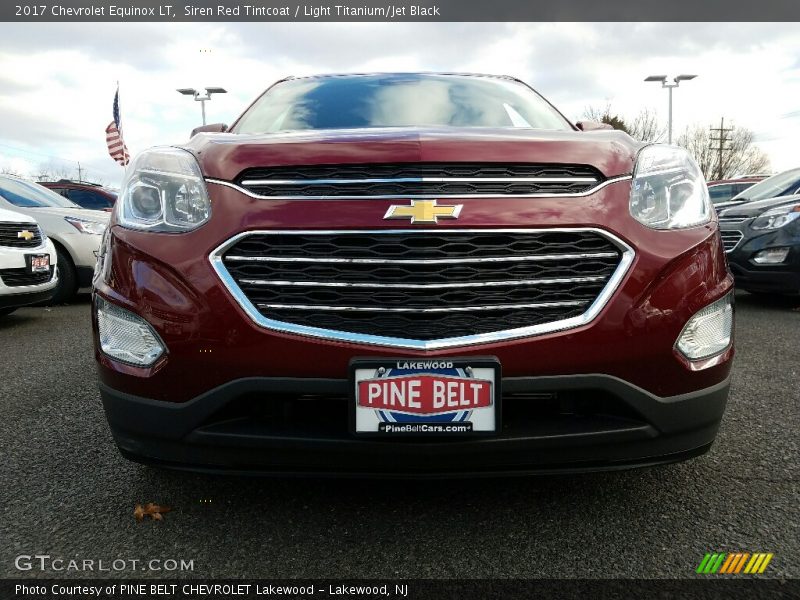 Siren Red Tintcoat / Light Titanium/Jet Black 2017 Chevrolet Equinox LT