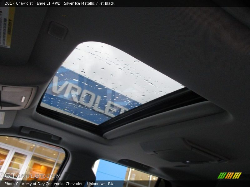 Silver Ice Metallic / Jet Black 2017 Chevrolet Tahoe LT 4WD