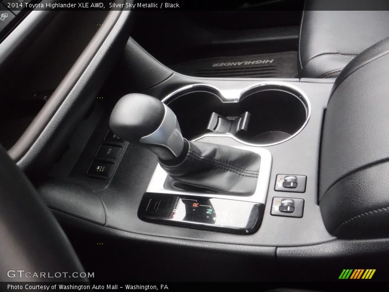 Silver Sky Metallic / Black 2014 Toyota Highlander XLE AWD