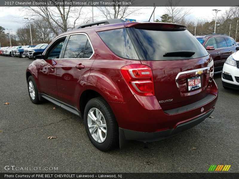 Siren Red Tintcoat / Light Titanium/Jet Black 2017 Chevrolet Equinox LT