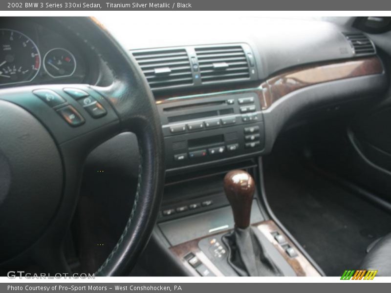 Titanium Silver Metallic / Black 2002 BMW 3 Series 330xi Sedan