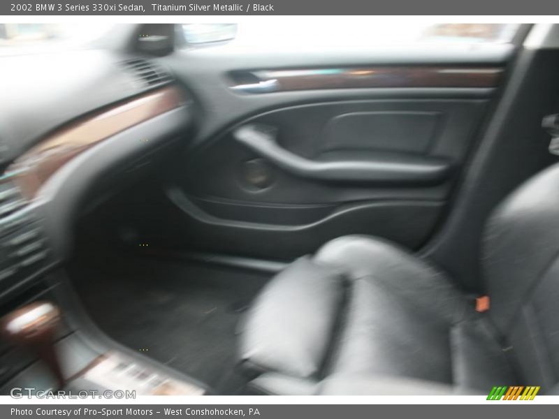 Titanium Silver Metallic / Black 2002 BMW 3 Series 330xi Sedan