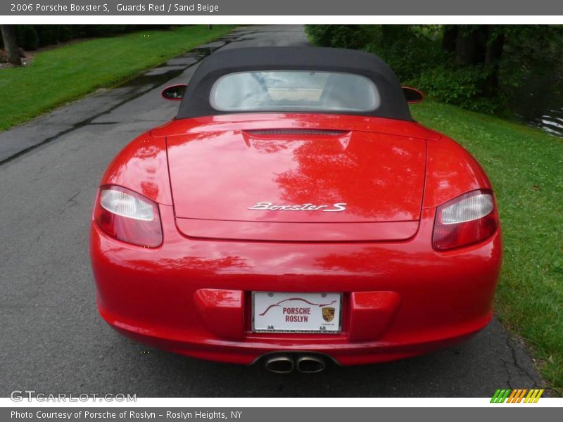 Guards Red / Sand Beige 2006 Porsche Boxster S