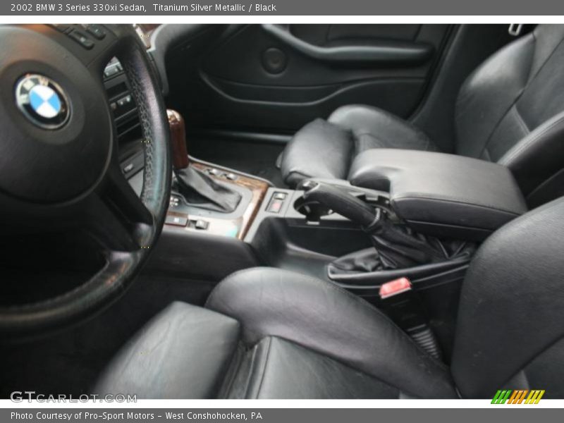 Titanium Silver Metallic / Black 2002 BMW 3 Series 330xi Sedan