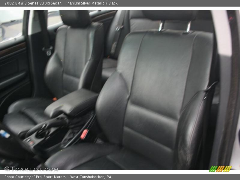 Titanium Silver Metallic / Black 2002 BMW 3 Series 330xi Sedan
