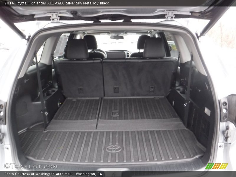 Silver Sky Metallic / Black 2014 Toyota Highlander XLE AWD
