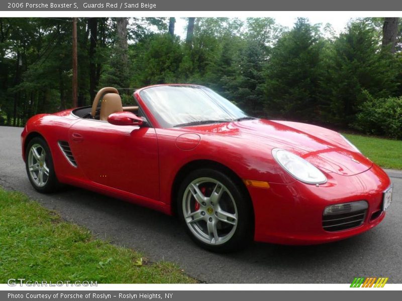 Guards Red / Sand Beige 2006 Porsche Boxster S