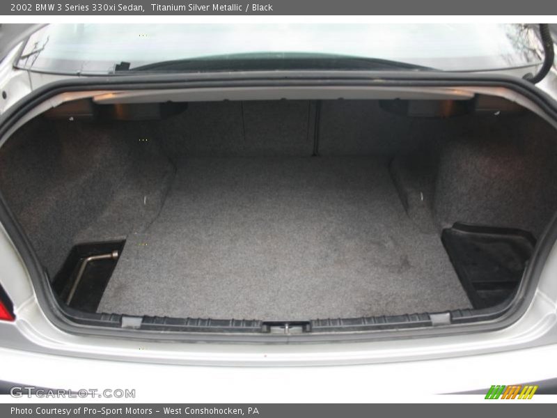 Titanium Silver Metallic / Black 2002 BMW 3 Series 330xi Sedan