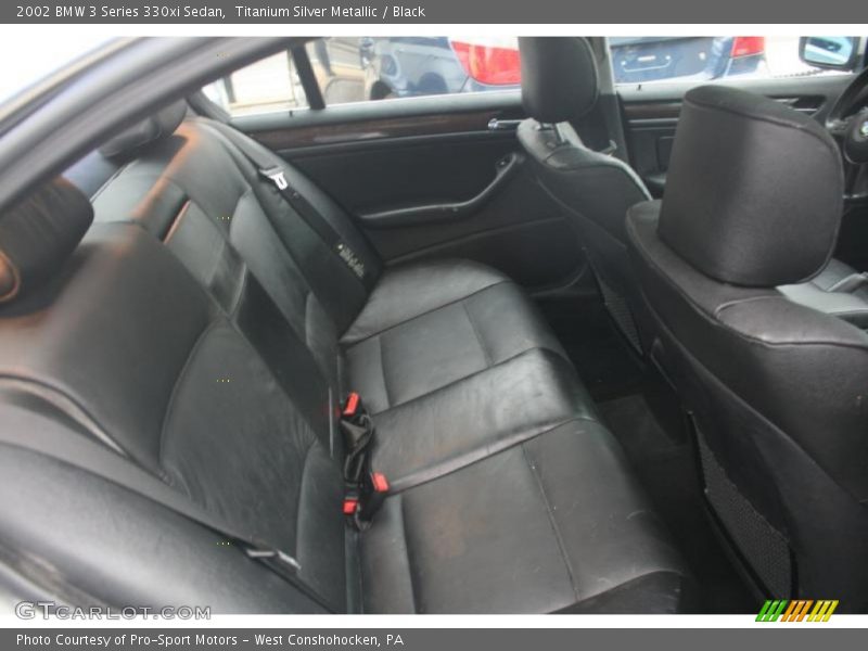 Titanium Silver Metallic / Black 2002 BMW 3 Series 330xi Sedan