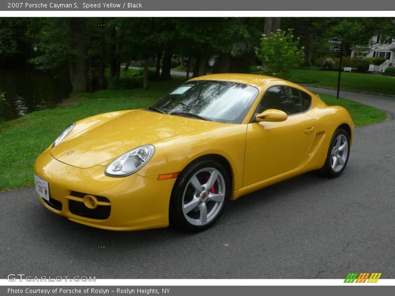 Speed Yellow / Black 2007 Porsche Cayman S
