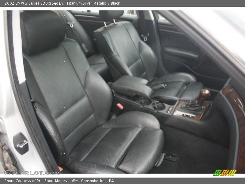 Titanium Silver Metallic / Black 2002 BMW 3 Series 330xi Sedan