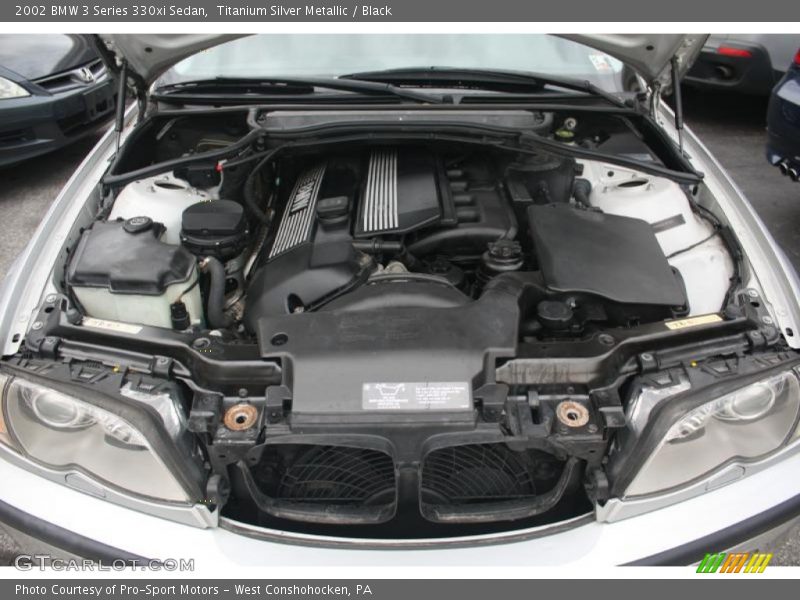 Titanium Silver Metallic / Black 2002 BMW 3 Series 330xi Sedan