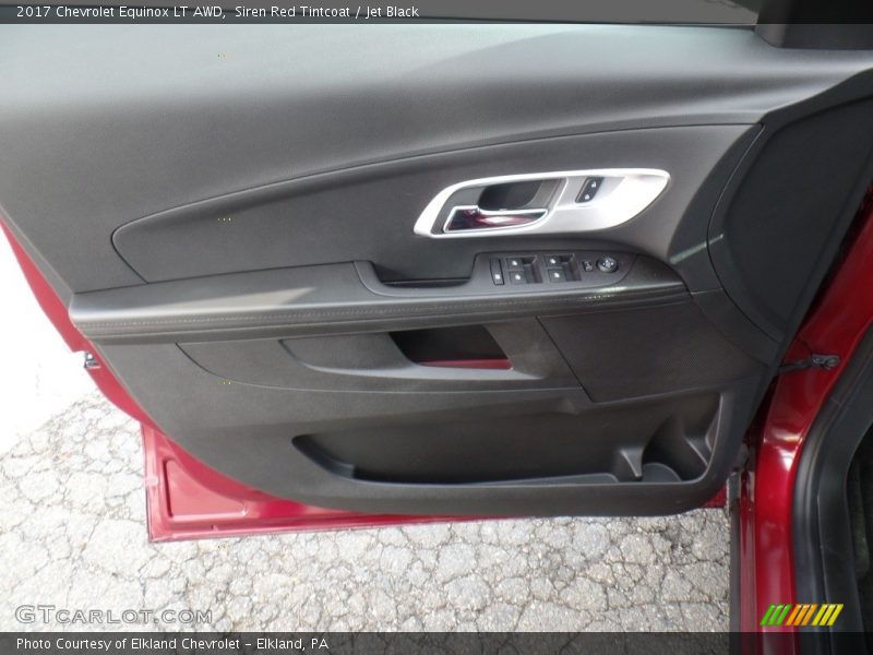 Siren Red Tintcoat / Jet Black 2017 Chevrolet Equinox LT AWD