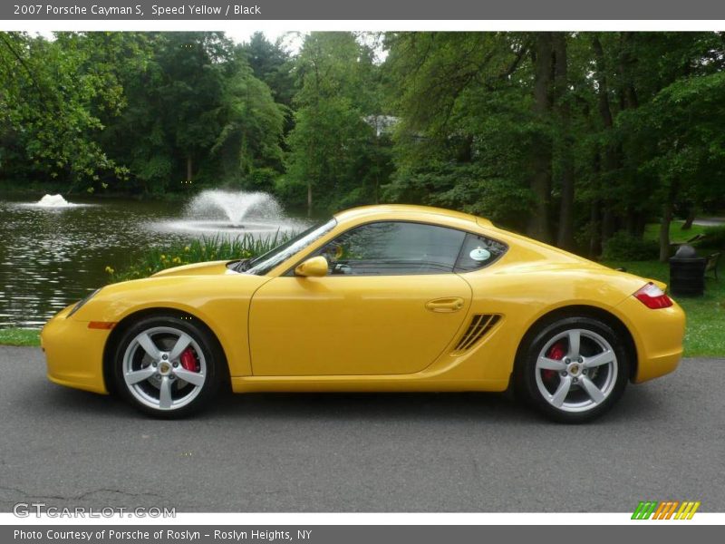Speed Yellow / Black 2007 Porsche Cayman S