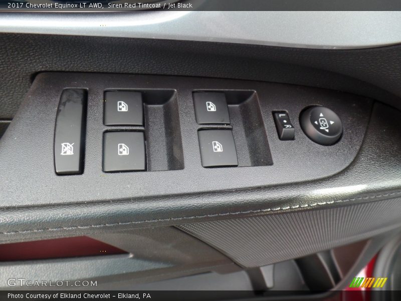 Siren Red Tintcoat / Jet Black 2017 Chevrolet Equinox LT AWD