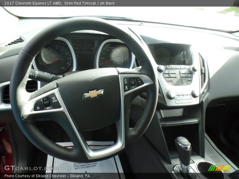Siren Red Tintcoat / Jet Black 2017 Chevrolet Equinox LT AWD