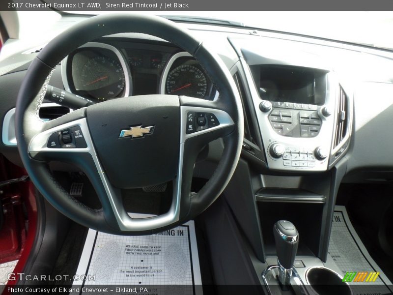Siren Red Tintcoat / Jet Black 2017 Chevrolet Equinox LT AWD