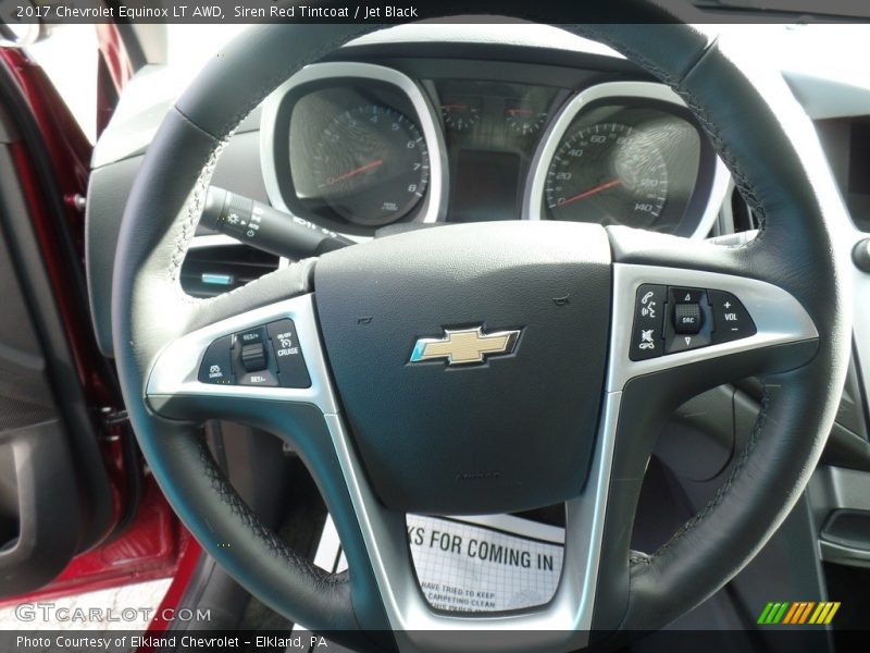 Siren Red Tintcoat / Jet Black 2017 Chevrolet Equinox LT AWD