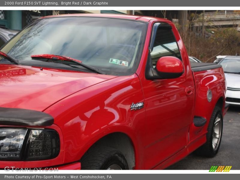 Bright Red / Dark Graphite 2000 Ford F150 SVT Lightning