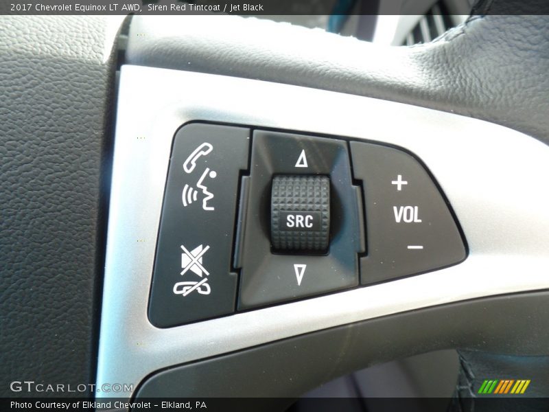 Siren Red Tintcoat / Jet Black 2017 Chevrolet Equinox LT AWD