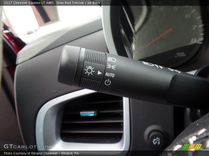 Siren Red Tintcoat / Jet Black 2017 Chevrolet Equinox LT AWD