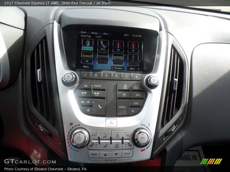 Siren Red Tintcoat / Jet Black 2017 Chevrolet Equinox LT AWD