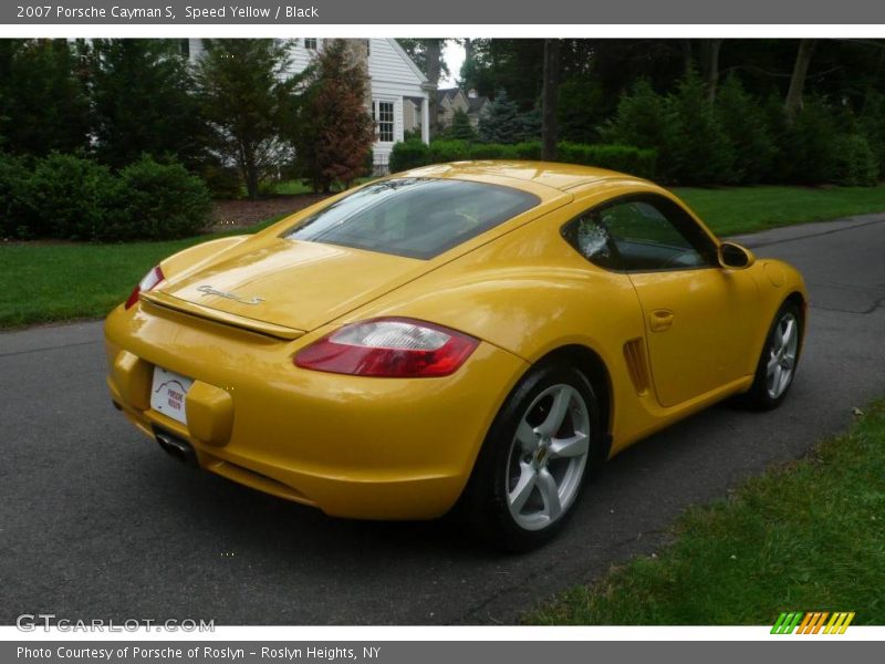 Speed Yellow / Black 2007 Porsche Cayman S