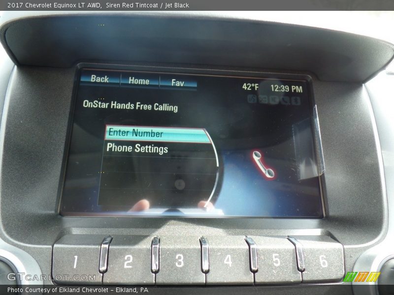 Siren Red Tintcoat / Jet Black 2017 Chevrolet Equinox LT AWD