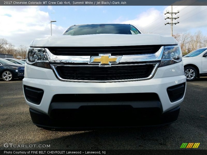 Summit White / Jet Black/­Dark Ash 2017 Chevrolet Colorado WT Crew Cab 4x4
