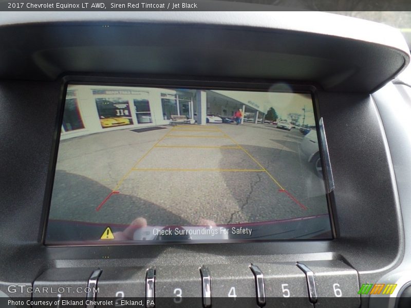 Siren Red Tintcoat / Jet Black 2017 Chevrolet Equinox LT AWD