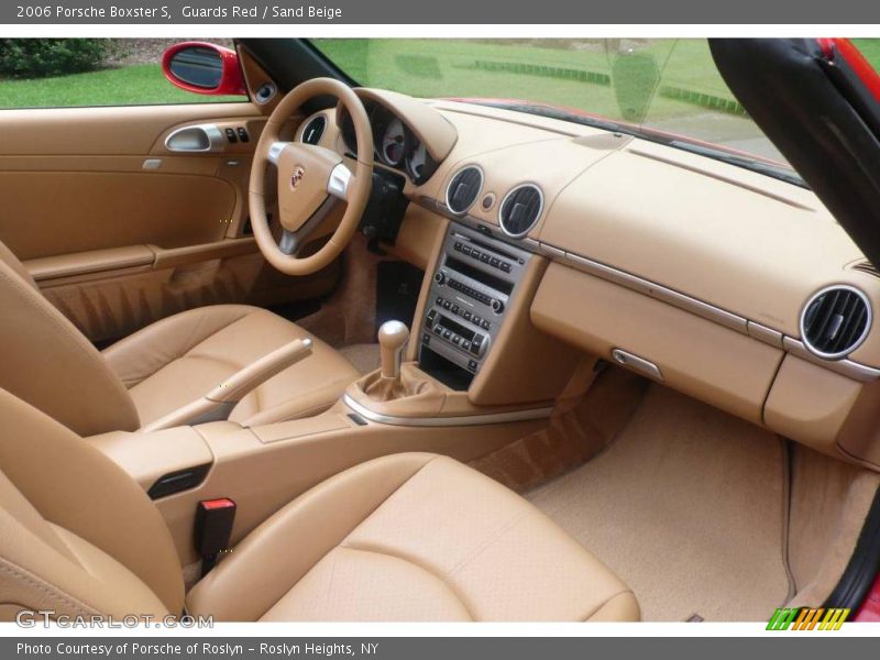 Guards Red / Sand Beige 2006 Porsche Boxster S