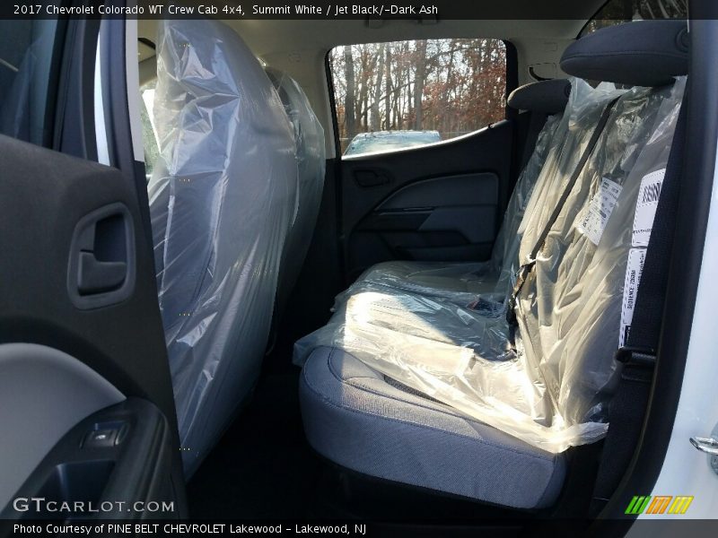 Rear Seat of 2017 Colorado WT Crew Cab 4x4