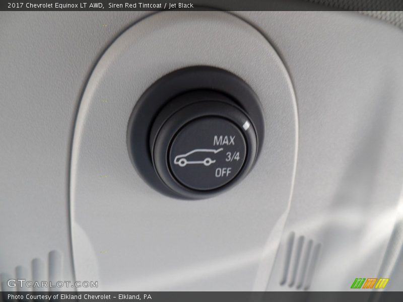 Siren Red Tintcoat / Jet Black 2017 Chevrolet Equinox LT AWD
