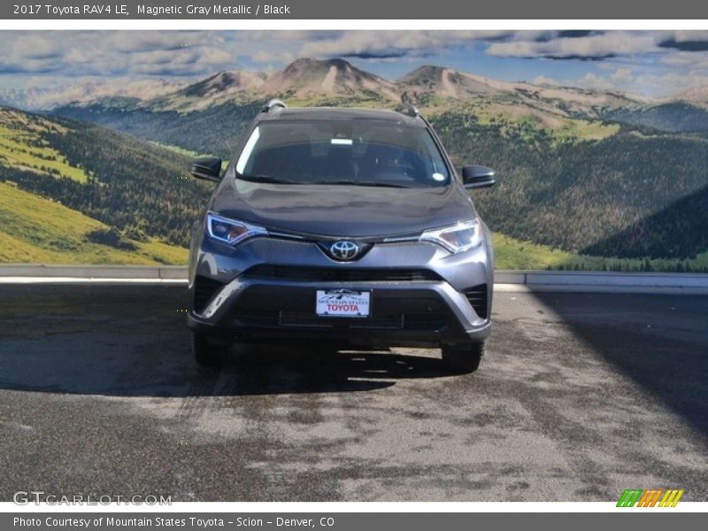 Magnetic Gray Metallic / Black 2017 Toyota RAV4 LE