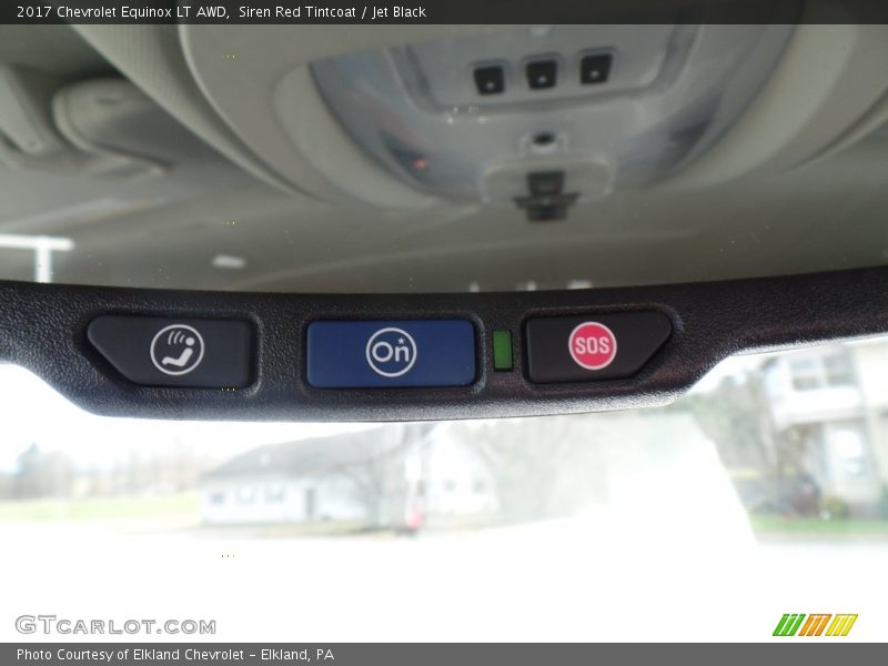 Siren Red Tintcoat / Jet Black 2017 Chevrolet Equinox LT AWD
