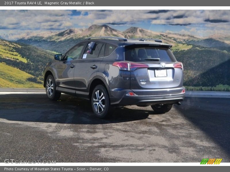 Magnetic Gray Metallic / Black 2017 Toyota RAV4 LE