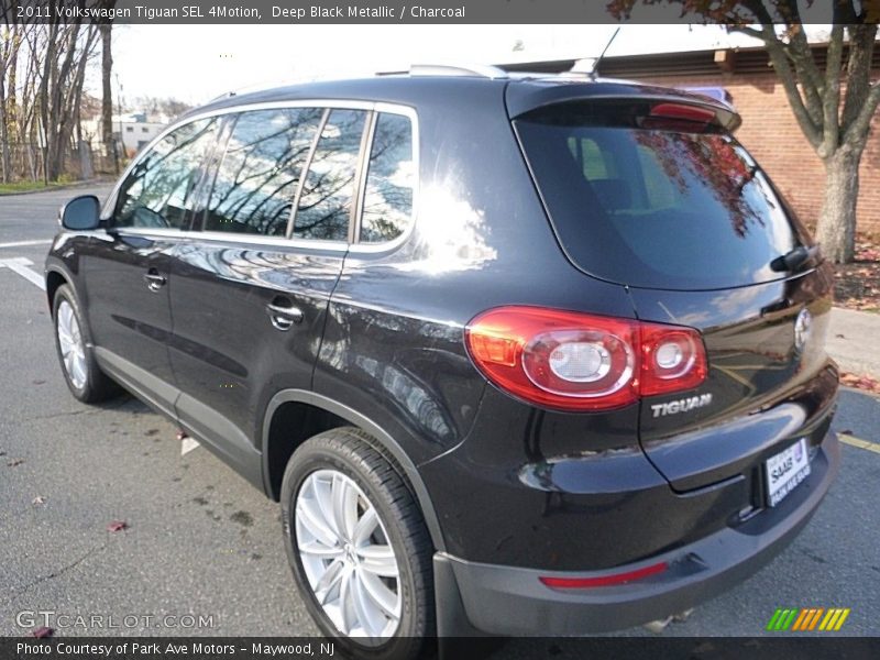 Deep Black Metallic / Charcoal 2011 Volkswagen Tiguan SEL 4Motion