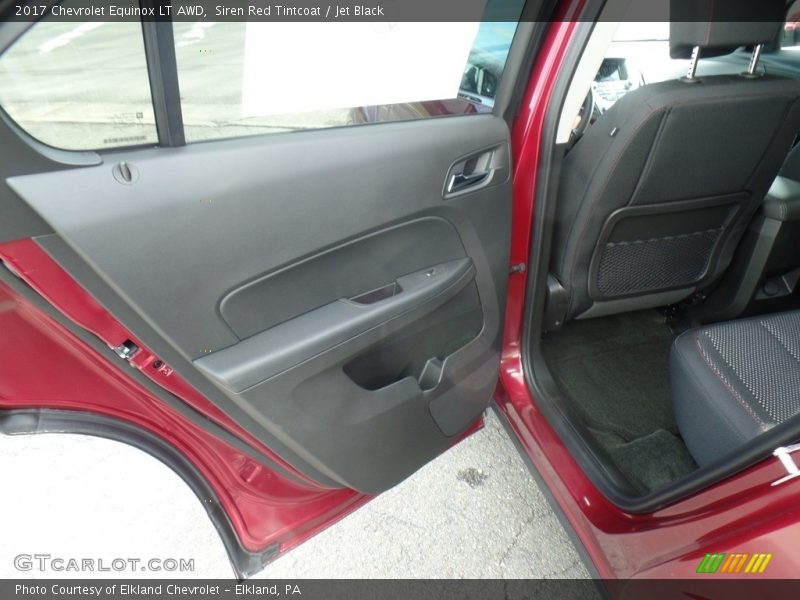 Siren Red Tintcoat / Jet Black 2017 Chevrolet Equinox LT AWD