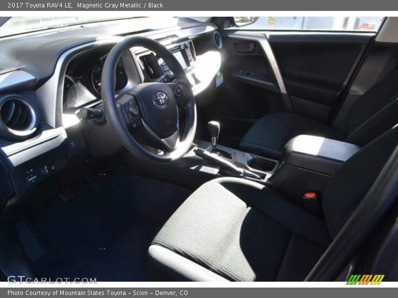 Magnetic Gray Metallic / Black 2017 Toyota RAV4 LE