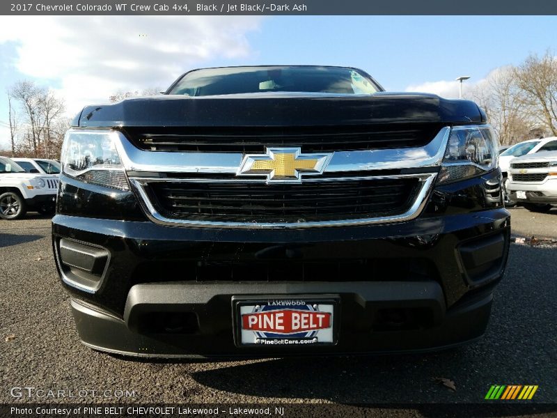 Black / Jet Black/­Dark Ash 2017 Chevrolet Colorado WT Crew Cab 4x4