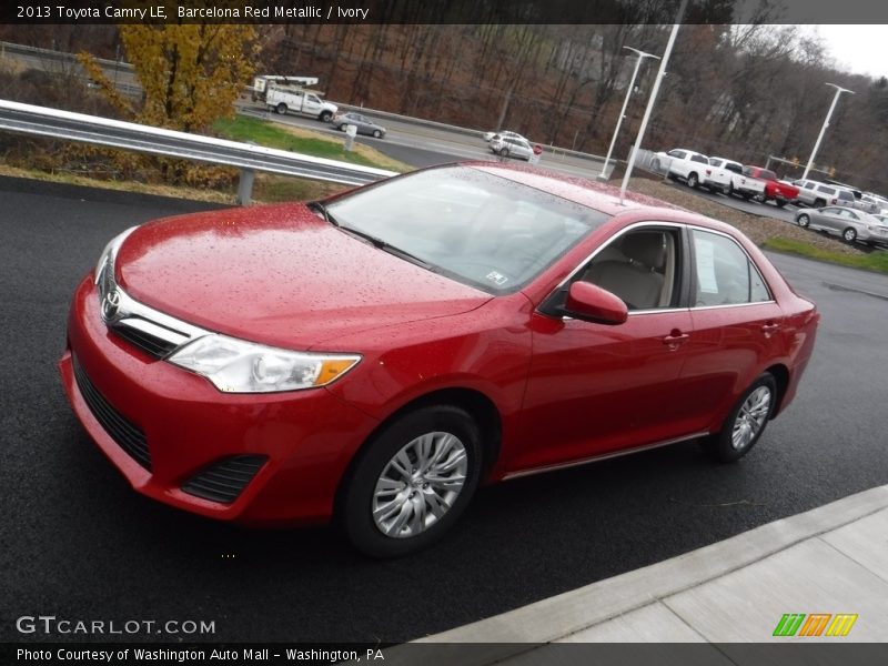 Barcelona Red Metallic / Ivory 2013 Toyota Camry LE
