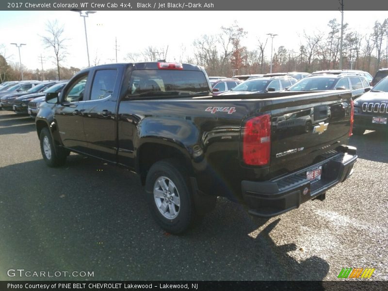 Black / Jet Black/­Dark Ash 2017 Chevrolet Colorado WT Crew Cab 4x4