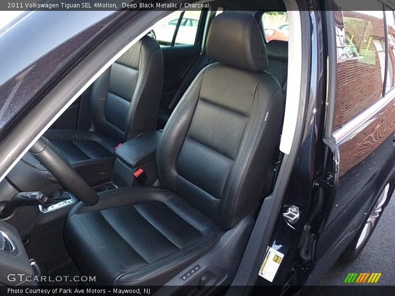 Deep Black Metallic / Charcoal 2011 Volkswagen Tiguan SEL 4Motion