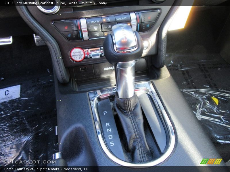 White Platinum / Ebony 2017 Ford Mustang Ecoboost Coupe
